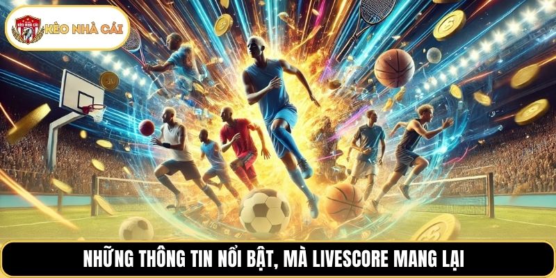 Những thông tin nổi bật, mà Livescore mang lại 