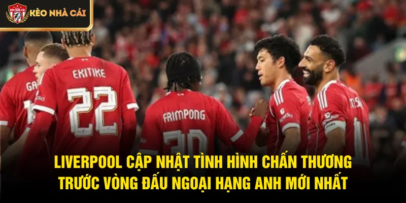 Liverpool cập nhật tình hình chấn thương trước vòng đấu Ngoại hạng Anh mới nhất